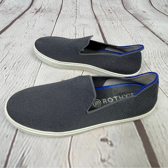 ROTHY'S steel grey original slip-on loafer sneakers, size 7 - Picture 8 of 10